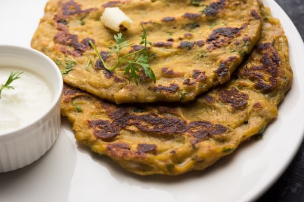 Deftige Pfannkuchen mit Veggie-Speck - Culinaria Vegan